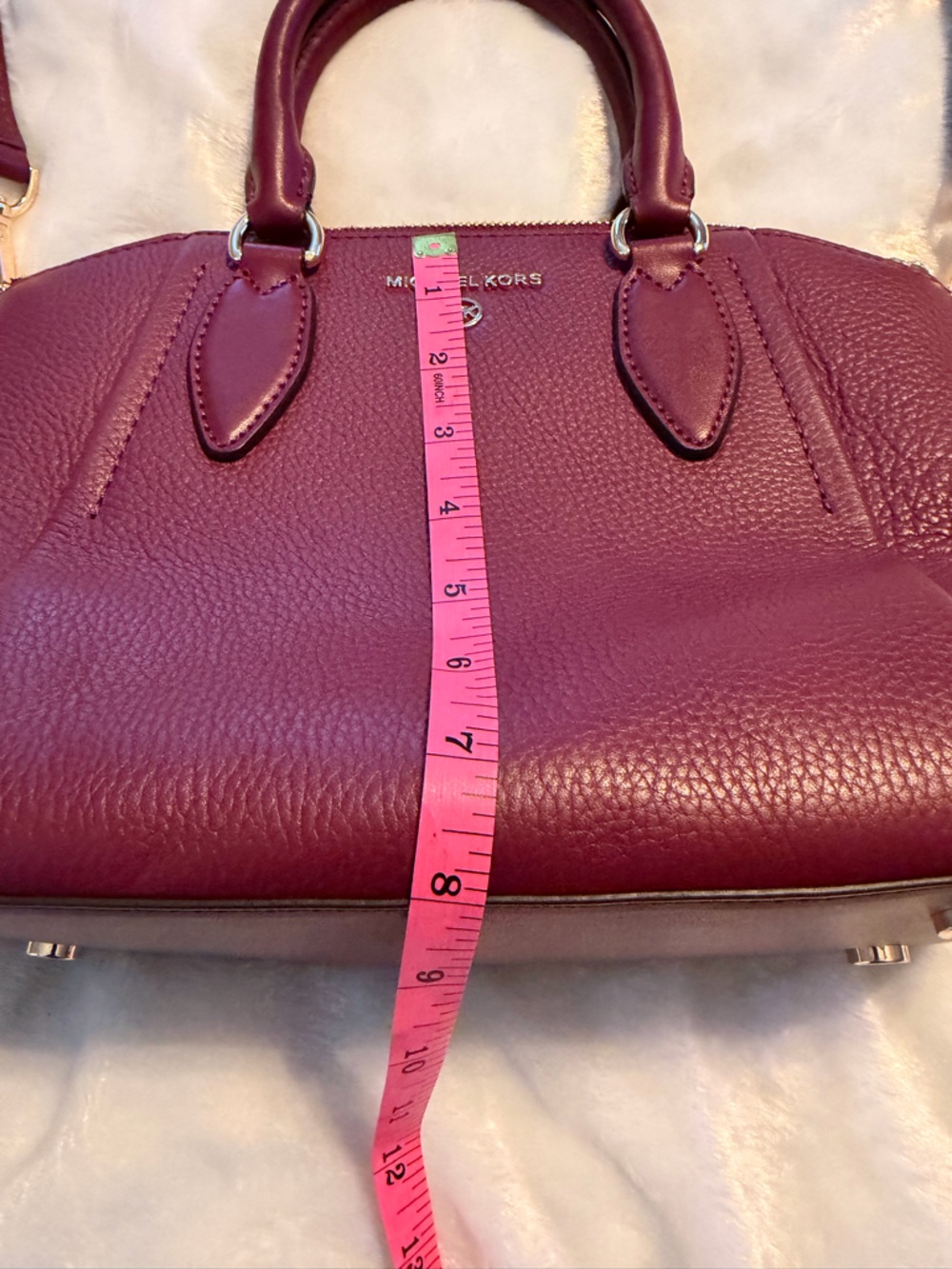 Michael Kors Small Satchel in Sienna - Picture 13 of 16